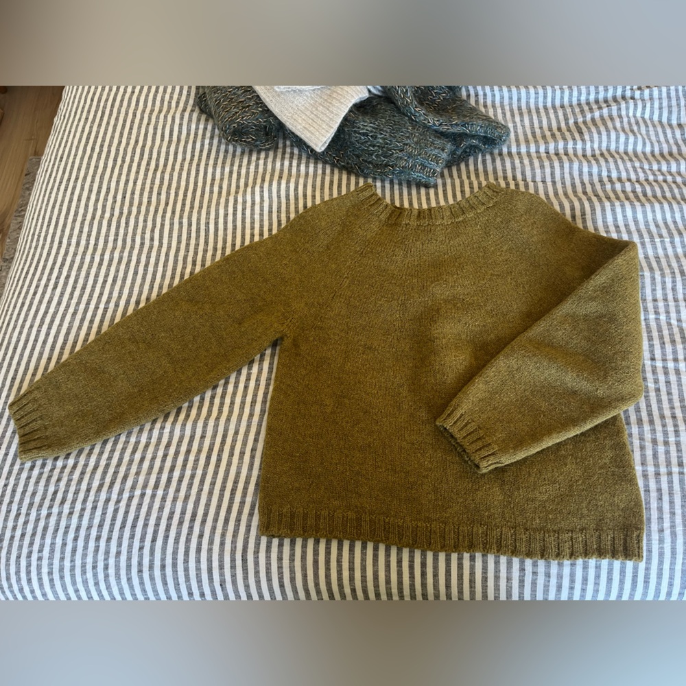 Toast Neat Sweater in Pear green